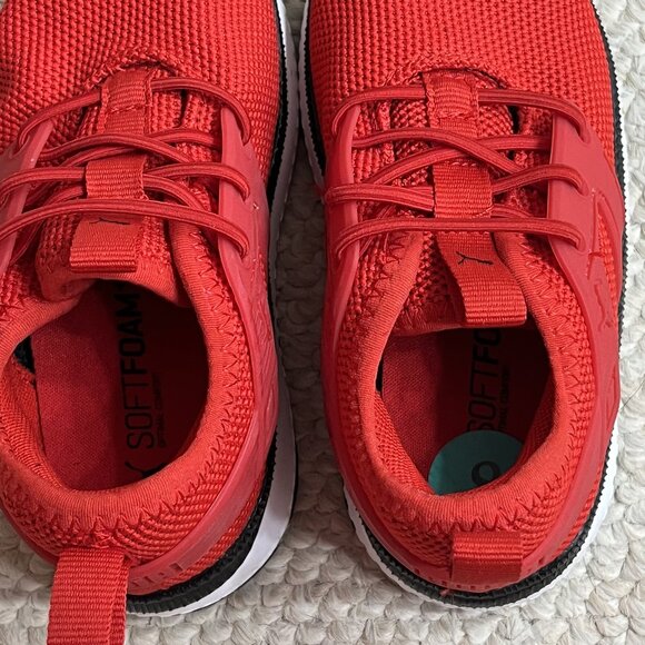 PUMA Pacer Next Excel Little Boys Size 8C Child Red Sneakers Shoes 381758-02 - Picture 10 of 12